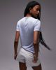 Arket ARKET linen blend relaxed T-shirt in light blue - 4