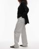 Arket ARKET Lupine high rise wide leg jeans in bleached off white-Blue - 3