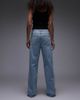 Arket ARKET Lupine high rise wide leg jeans in light wash blue - 3