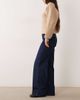 Arket ARKET Lupine high rise wide leg jeans in mid washed blue - BLACK-Navy - 3