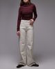 Arket ARKET Lupine high rise wide leg jeans in winter white - 1