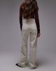 Arket ARKET Lupine high rise wide leg jeans in winter white - 3