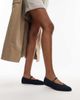 Arket ARKET mary jane denim ballet flats in indigo blue - 1
