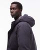 Arket ARKET minimal down hooded padded jacket in navy - 4