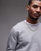 Arket ARKET minimal jersey sweatshirt with crew neck in gray - 3