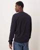 Arket ARKET minimal jersey sweatshirt with crew neck in navy - 3