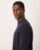 Arket ARKET minimal jersey sweatshirt with crew neck in navy - 4