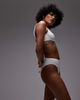 Arket ARKET mix & match crinkle bubble bikini bottoms in white - 1