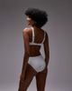 Arket ARKET mix & match crinkle bubble bikini bottoms in white - 4