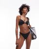 Arket ARKET mix & match smock bikini bottom in black - 1