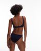 Arket ARKET mix & match smock bikini bottoms in dark blue-Navy - 4