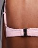 Arket ARKET mix & match square scoop back crinkle bubble bikini top in pink - 3