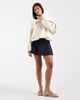 Arket ARKET mix and match active elastic mini tennis skirt in navy - 1