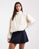 Arket ARKET mix and match active elastic mini tennis skirt in navy - 2