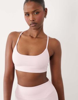 Arket ARKET mix and match super soft sports bra in pink