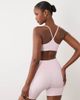Arket ARKET mix and match super soft sports bra in pink - 3