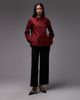Arket ARKET peplum shirt in dark red - 2