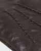 Arket ARKET premium leather gloves in dark brown - 4