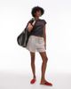 Arket ARKET pull on linen shorts in beige-Neutral - 3