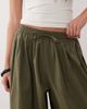 Arket ARKET pure cotton balloon pants in khaki-Green - 2