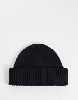 Arket ARKET pure cotton beanie in black