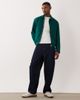 Arket ARKET pure cotton blouson jacket in green - 4
