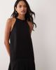 Arket ARKET pure cotton dropped waist maxi dress in black - 2