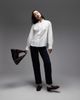 Arket ARKET pure cotton frill detailing long sleeve blouse in off white - 3