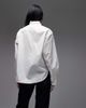 Arket ARKET pure cotton frill detailing long sleeve blouse in off white - 4