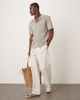Arket ARKET pure cotton heavyweight jersey short sleeve shirt in gray - 2