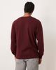 Arket ARKET pure cotton jersey oversized high neck long sleeve t-shirt in burgundy-Red - 3