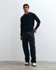 Arket ARKET pure cotton lightweight sweater in navy - 2