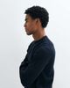 Arket ARKET pure cotton lightweight sweater in navy - 4