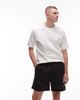 Arket ARKET pure linen drawstring shorts in black - 2