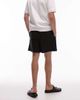 Arket ARKET pure linen drawstring shorts in black - 3