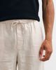 Arket ARKET pure linen pants in off white - 3