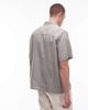 Arket ARKET pure linen relaxed short sleeved shirt in gray - 4