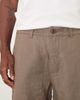 Arket ARKET pure linen shorts in mole-Brown - 2