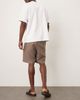 Arket ARKET pure linen shorts in mole-Brown - 3