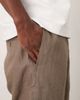 Arket ARKET pure linen shorts in mole-Brown - 4