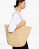 Arket ARKET pure raffia straw large tote in natural beige-Neutral - 1
