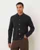 Arket ARKET pure wool cardigan with button front and polo collar in navy blue - 1