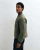 Arket ARKET quilted liner light weight jacket in khaki green - 4