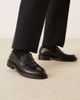 Arket ARKET real leather premium formal loafer shoes in black - 1