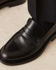 Arket ARKET real leather premium formal loafer shoes in black - 2