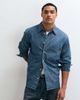 Arket ARKET regular fit denim shirt in midwash blue - 1