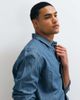 Arket ARKET regular fit denim shirt in midwash blue - 2