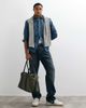 Arket ARKET regular fit denim shirt in midwash blue - 3