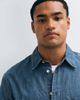 Arket ARKET regular fit denim shirt in midwash blue - 4