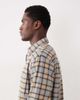 Arket ARKET relaxed fit flannel shirt in beige-Neutral - 4